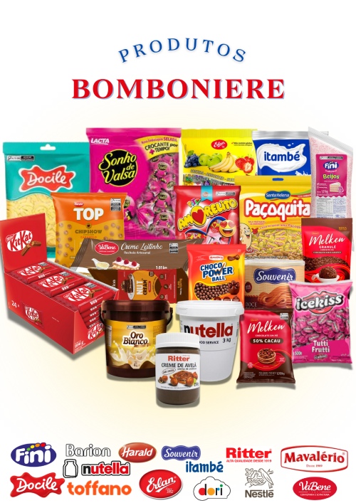 Produtos de Bomboniere