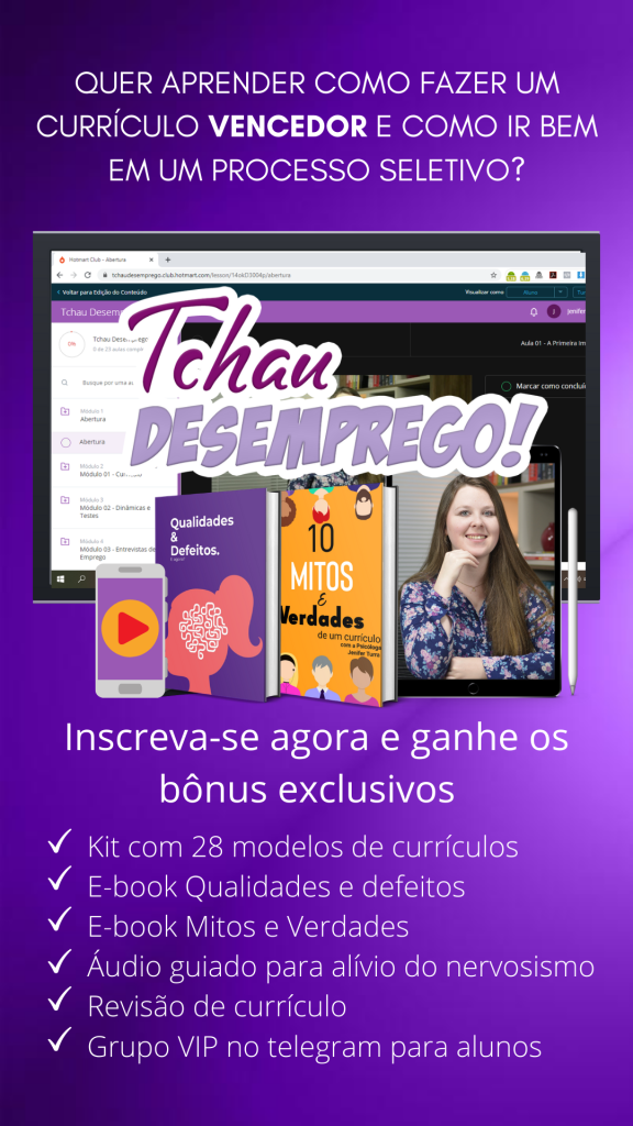 Kit com 28 modelos de currculos E-book Qualidades e defeitos E-book Mitos e Verdades audio guiado para alivio do nervosismo Revisao de curriculo Grupo VIP no telegram para alunos