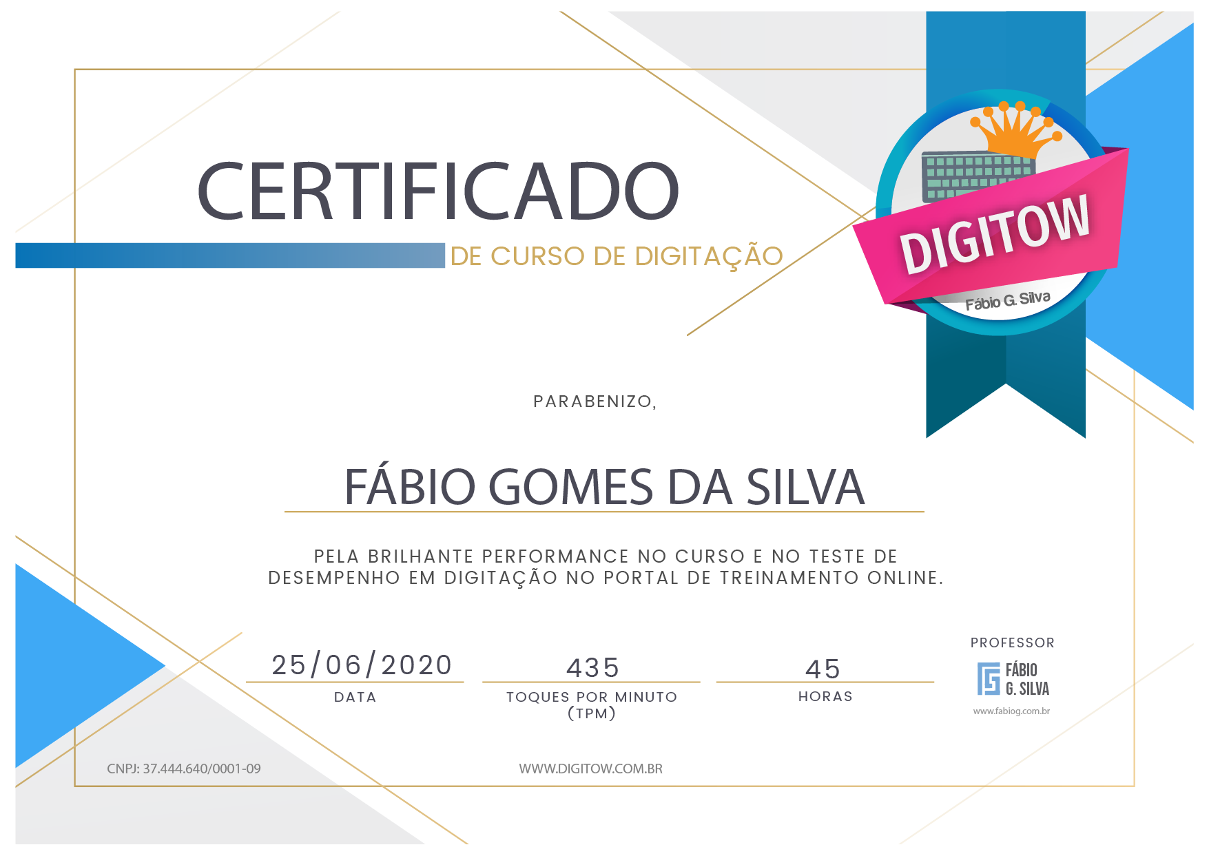 Curso de digitação Online