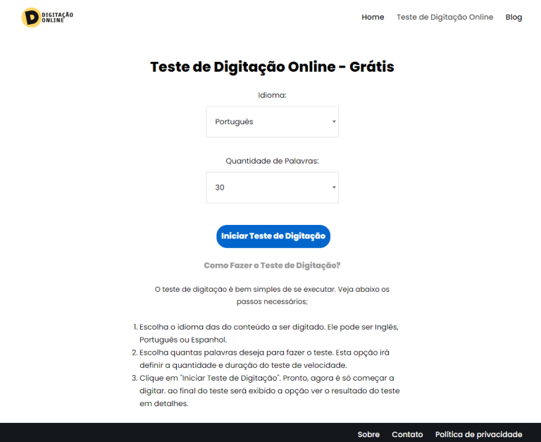 Melhores sites para se treinar digitação: conheça 6 alternativas - Digitow