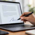 Aprenda como assinar PDF online, conheça as diferenças entre assinatura eletrônica e digital e descubra ferramentas para assinar documentos com segurança.
