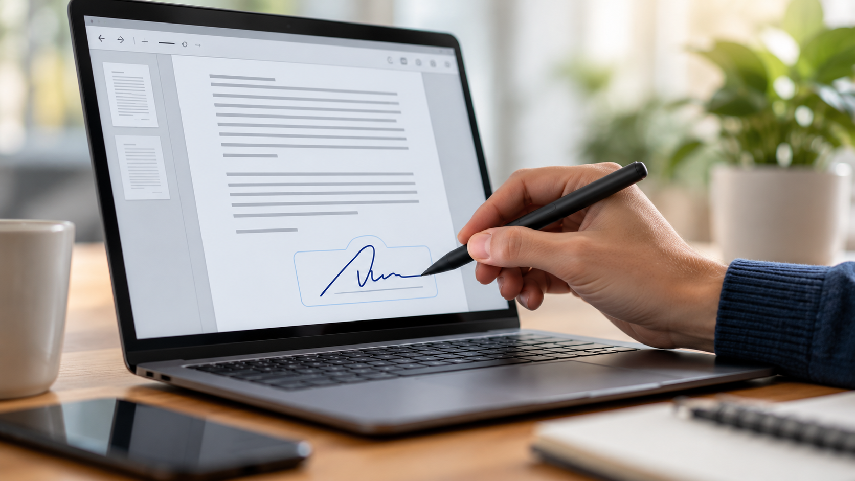 Aprenda como assinar PDF online, conheça as diferenças entre assinatura eletrônica e digital e descubra ferramentas para assinar documentos com segurança.